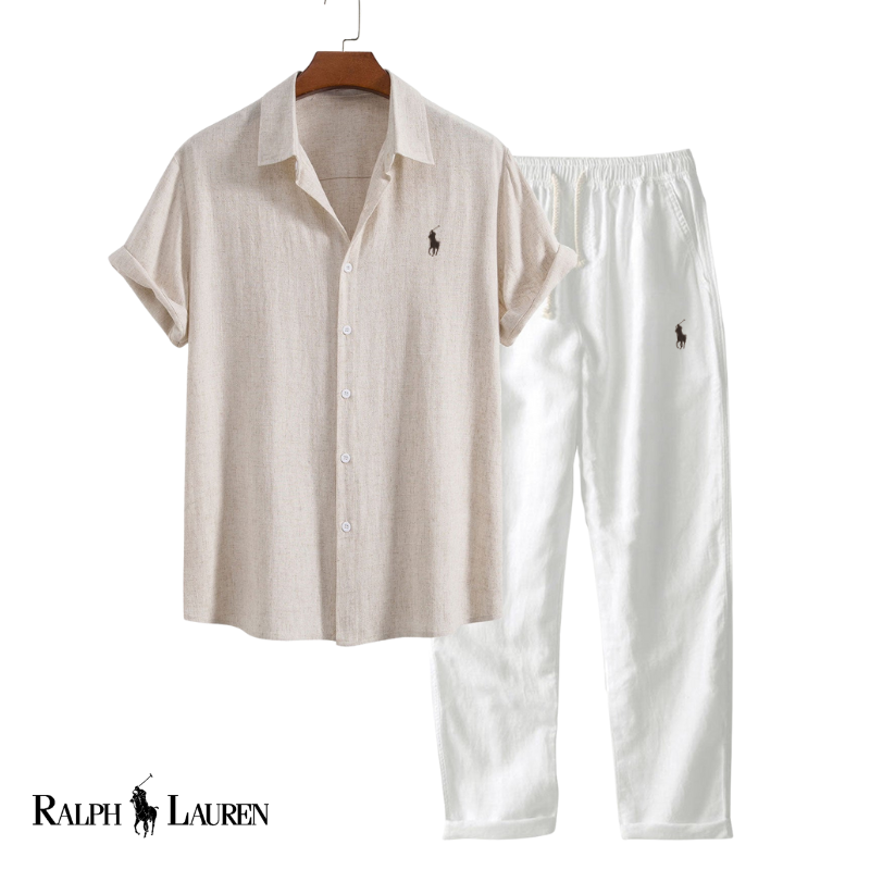 Conjunto de lino de verano RL™ para hombre