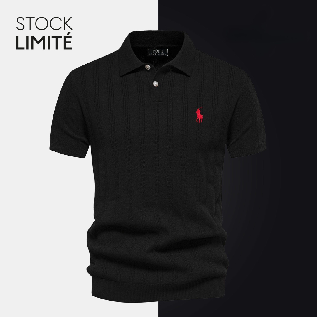 RL Exclusive Hombre Textured Knit Playera Polo
