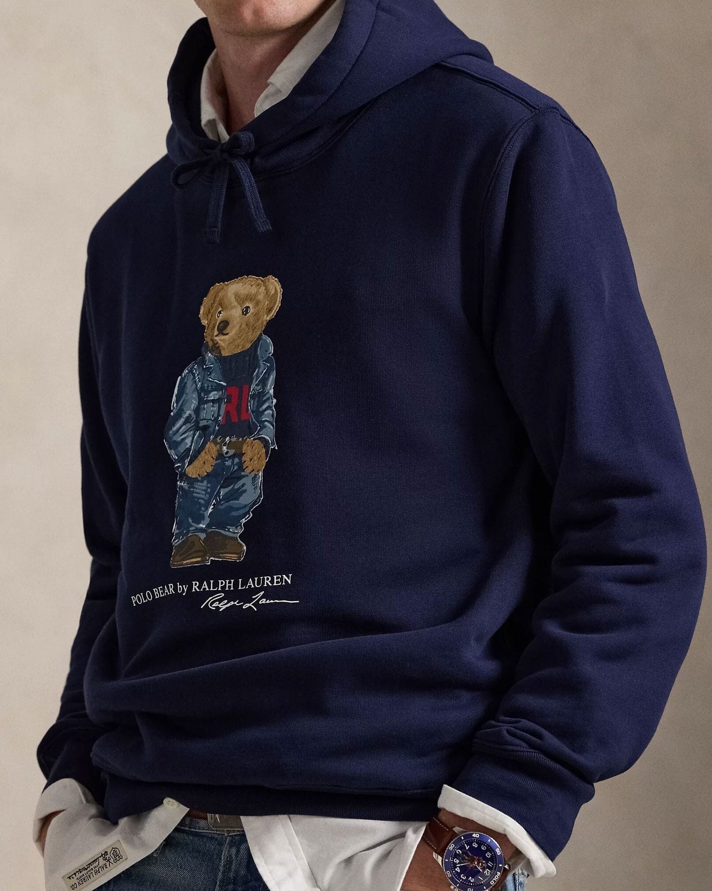 RL Polo Bear Sudadera con Capucha de Forro Polar