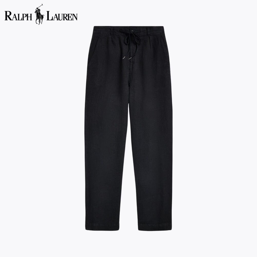Pantalón de lino plisado RL Lateef de corte relajado