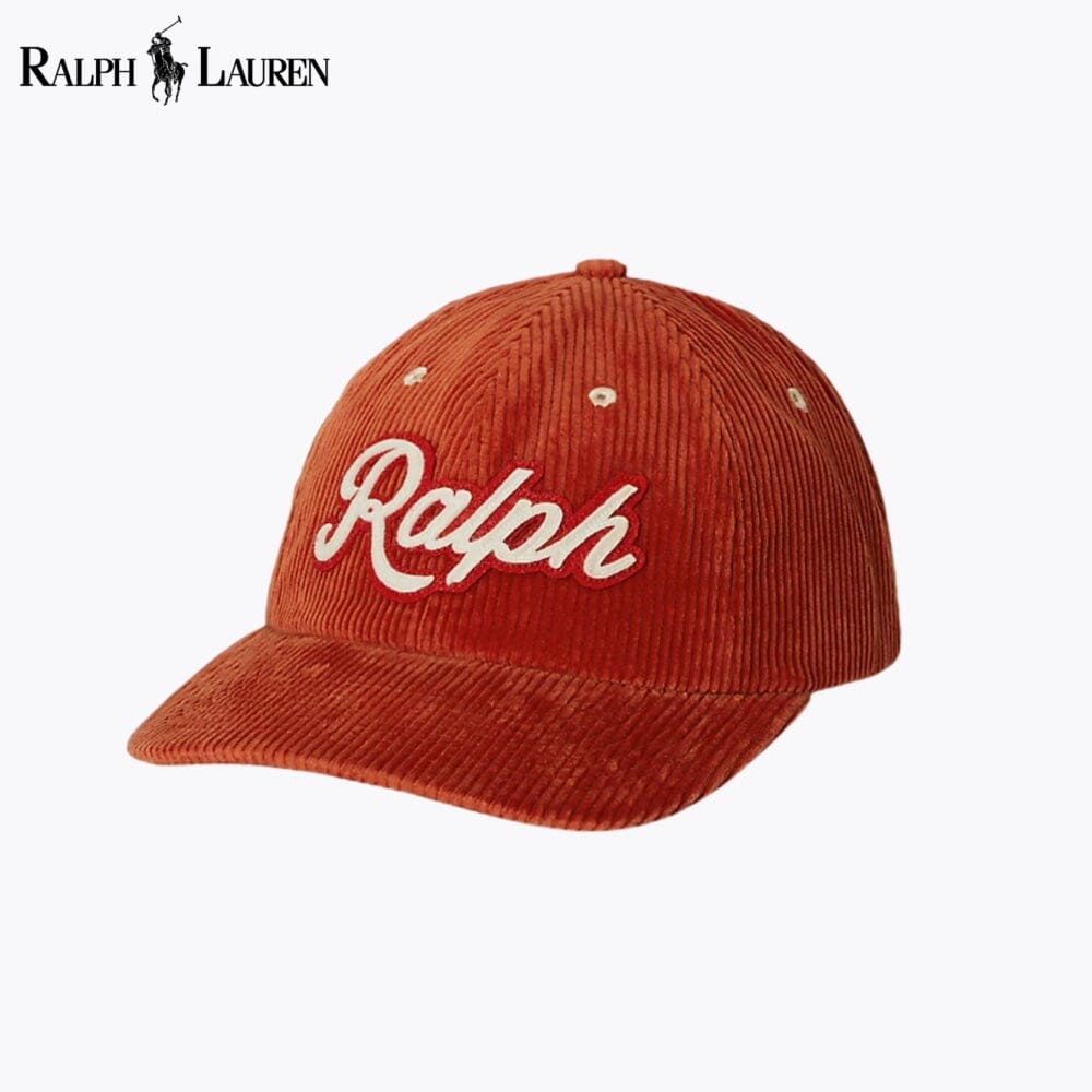 Gorra de pana con el logo de RL