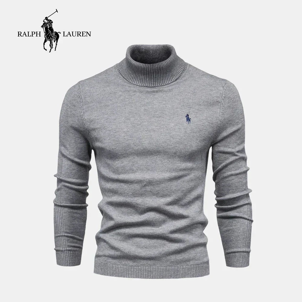 RL Hombre Cuello Alto Suéter (Liquidación)