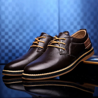 Lucas Wellington Zapatos de Cuero Genuino