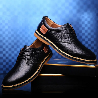 Lucas Wellington Zapatos de Cuero Genuino