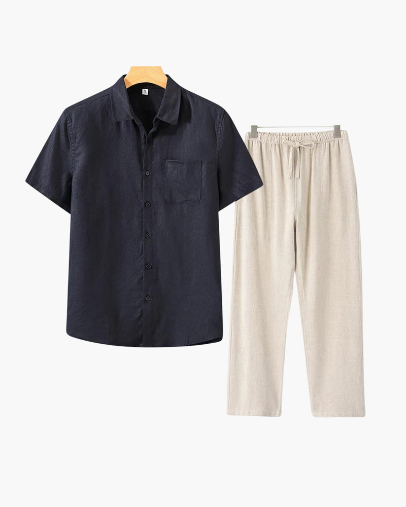 Conjunto de Lino (Manga Corta)