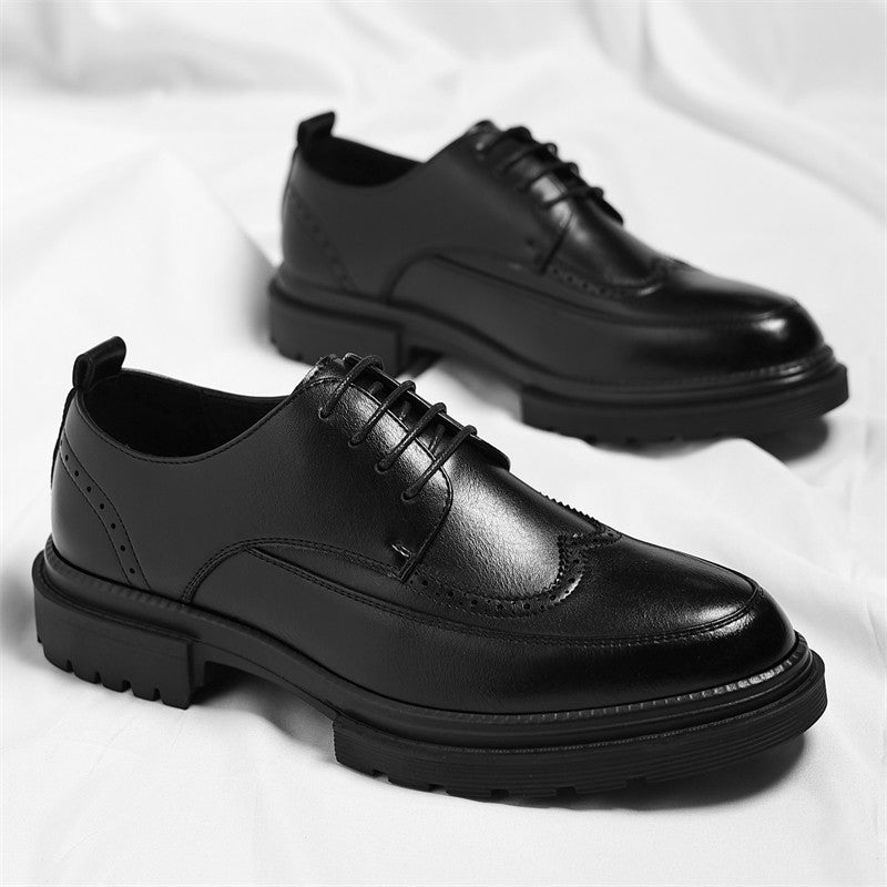 Roberto Zapatos de Vestir de Cuero Genuino