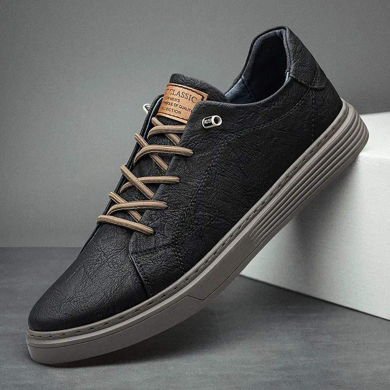Zapatillas Lusso Passo de cuero genuino