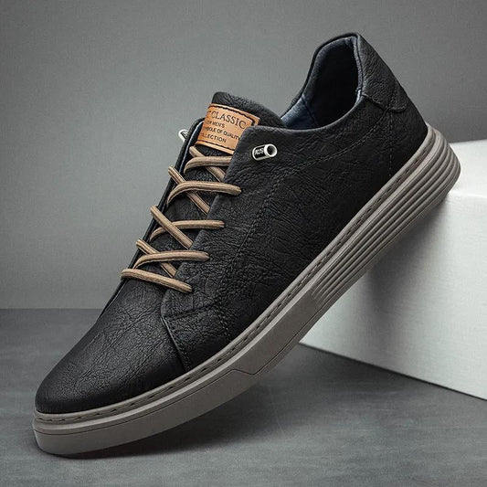 Zapatillas Lusso Passo de cuero genuino