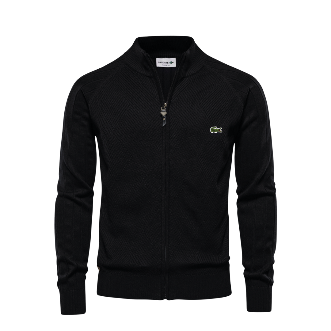 LC Sudadera con Cremallera y Textura para Hombre
