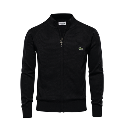 LC Sudadera con Cremallera y Textura para Hombre
