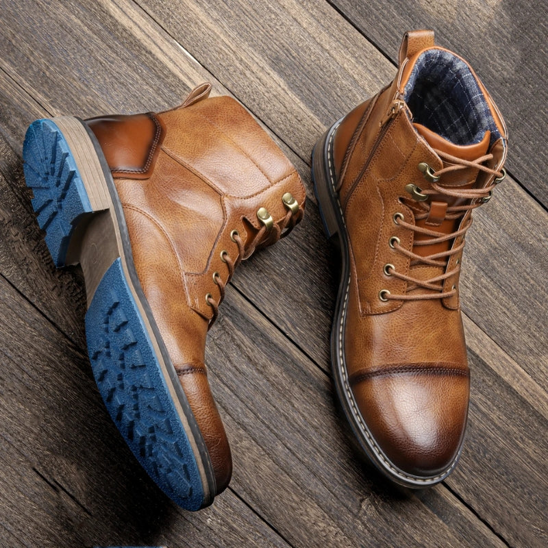 Jack Smith Botas de Cuero Genuino