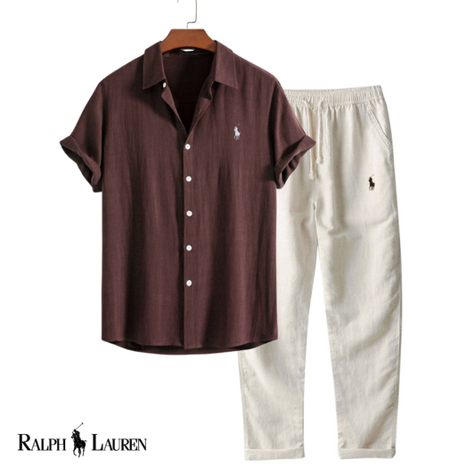Conjunto de lino de verano RL™ para hombre