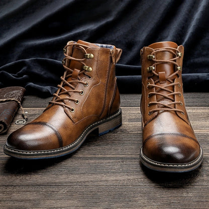 Jack Smith Botas de Cuero Genuino