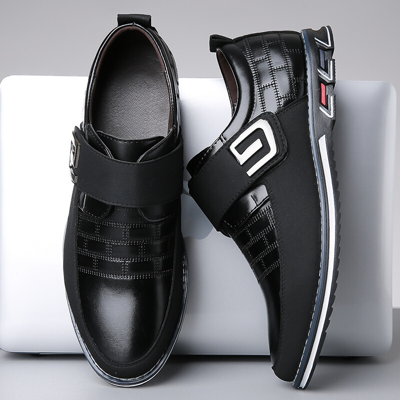 Maverick Zapatos de Cuero sin Cordones