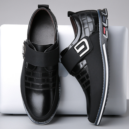 Maverick Zapatos de Cuero sin Cordones