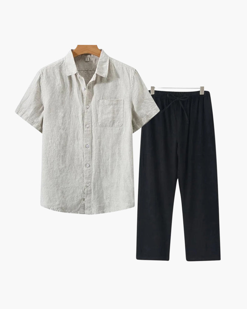 Conjunto de Lino (Manga Corta)