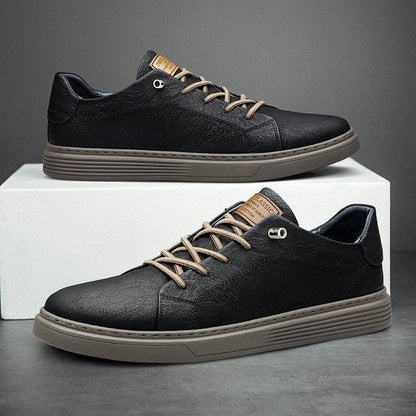 Zapatillas Lusso Passo de cuero genuino