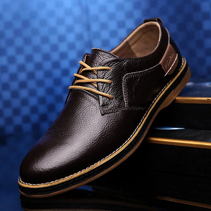 Lucas Wellington Zapatos de Cuero Genuino