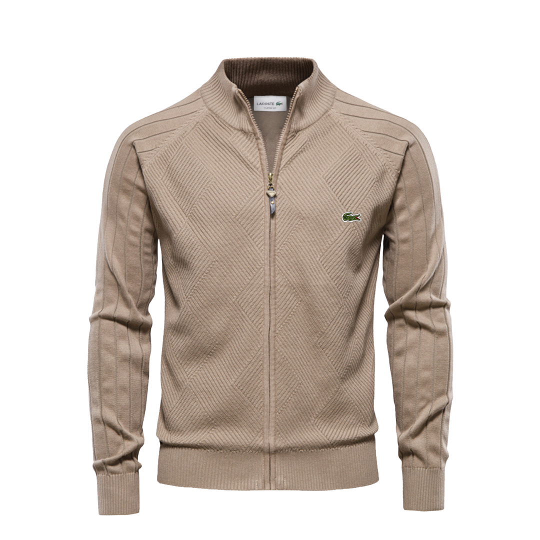 LC Sudadera con Cremallera y Textura para Hombre