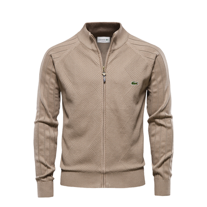 LC Sudadera con Cremallera y Textura para Hombre