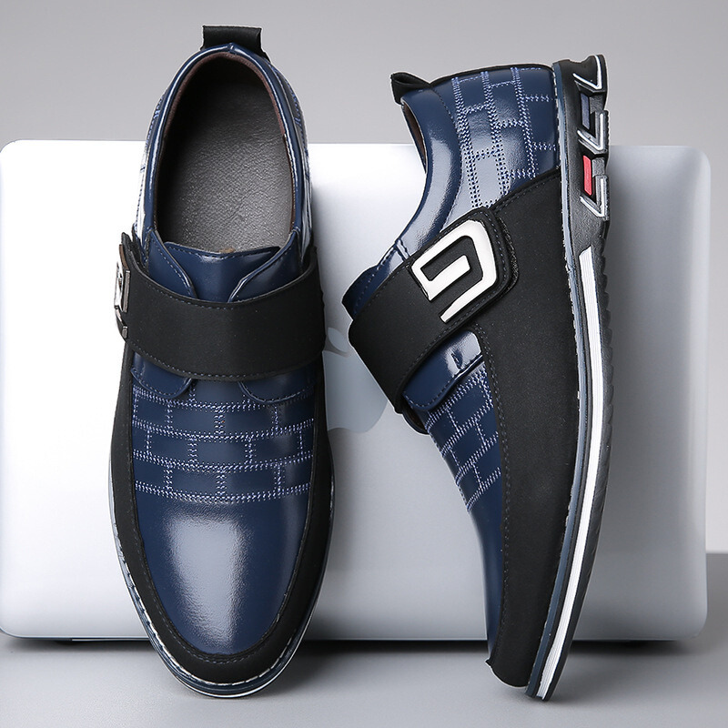 Maverick Zapatos de Cuero sin Cordones