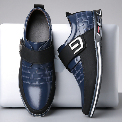 Maverick Zapatos de Cuero sin Cordones