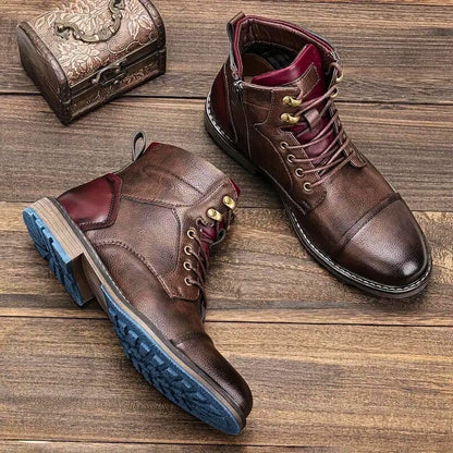 Jack Smith Botas de Cuero Genuino