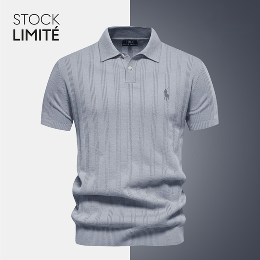 Polo de punto texturizado RL Exclusive para hombre