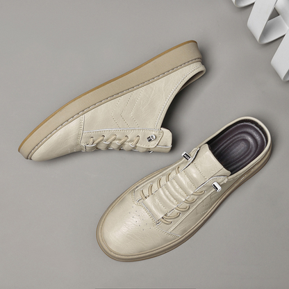 Lusso Passo Tenis de Cuero Genuino