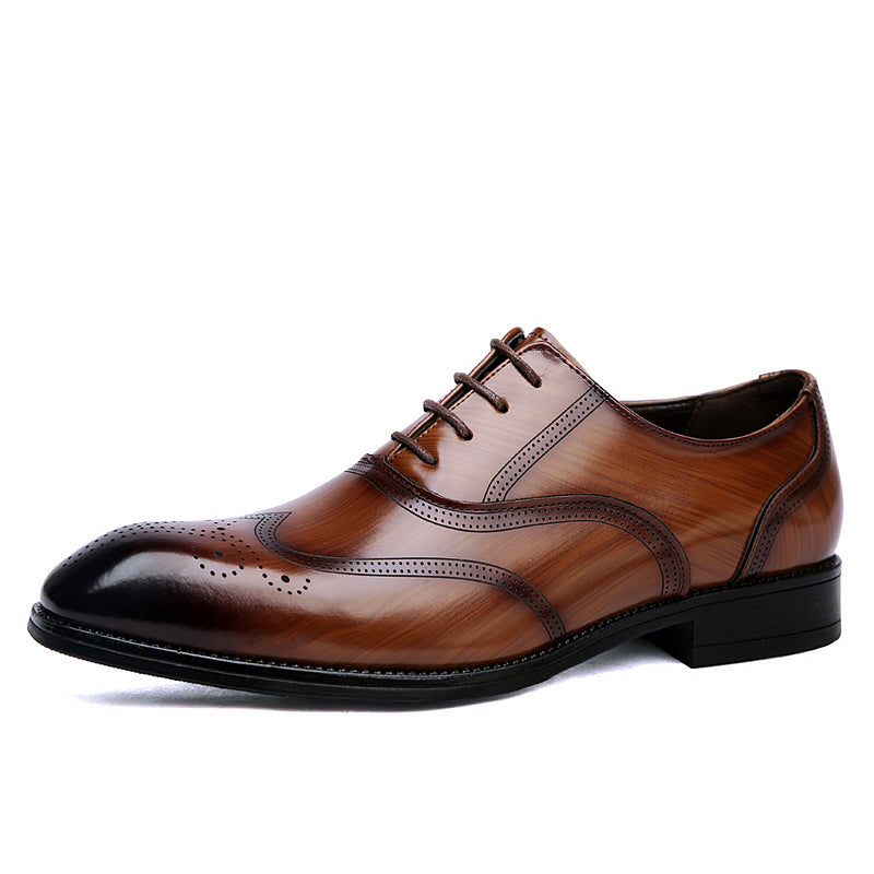 Lucas Zapatos Brogue de Cuero