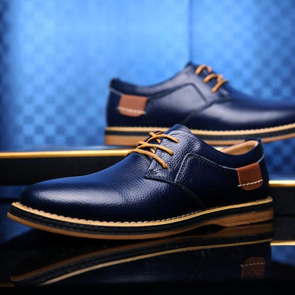 Lucas Wellington Zapatos de Cuero Genuino