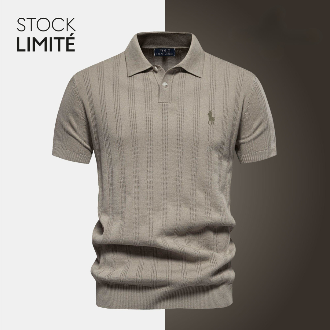 RL Exclusive Hombre Textured Knit Playera Polo