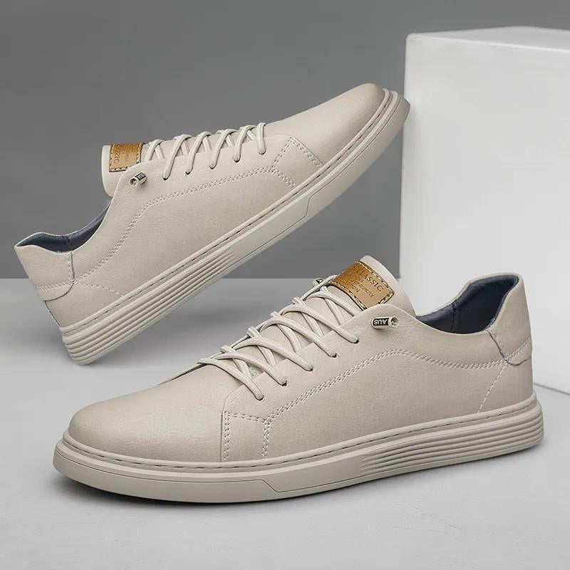 Zapatillas Lusso Passo de cuero genuino