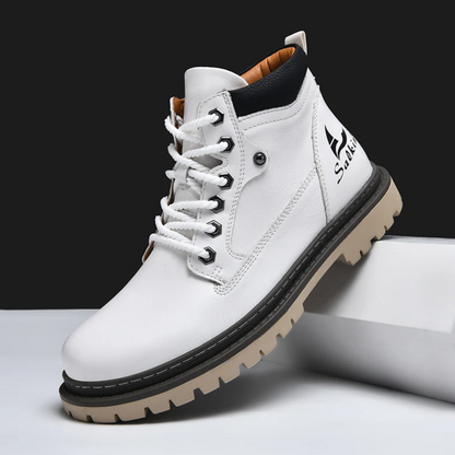 Outlander Botas de Cuero Genuino