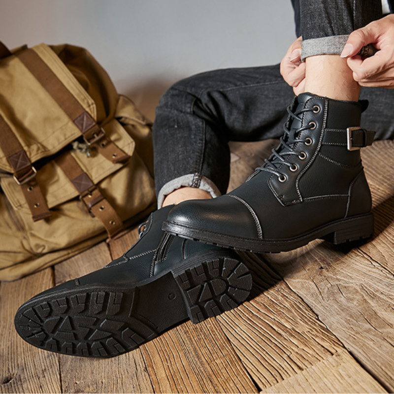 Botas de cuero genuino Bristol