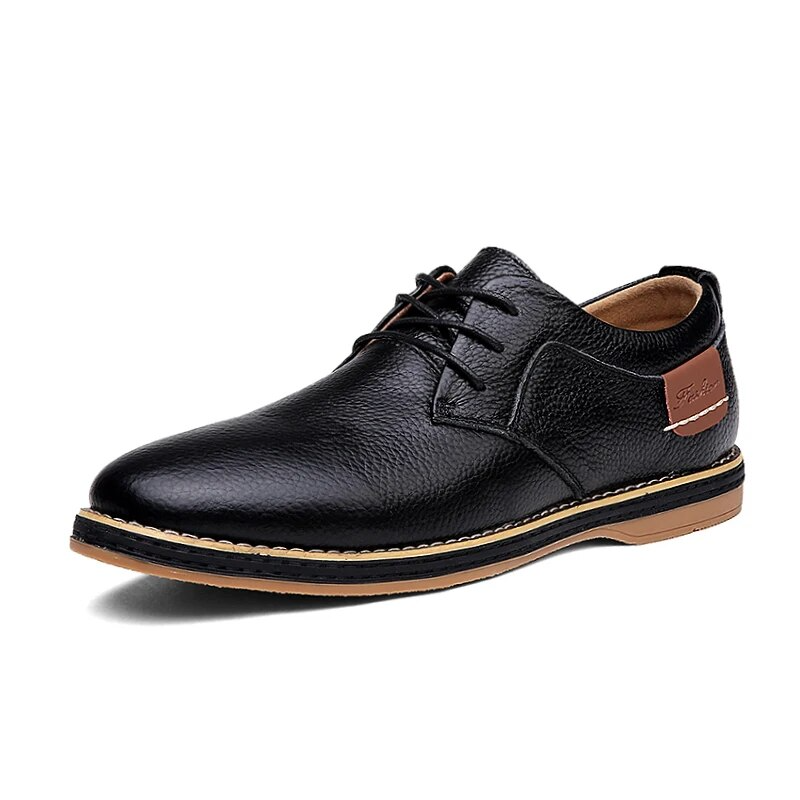 Lucas Wellington Zapatos de Cuero Genuino