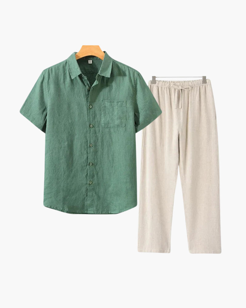 Conjunto de Lino (Manga Corta)