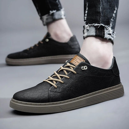 Zapatillas Lusso Passo de cuero genuino