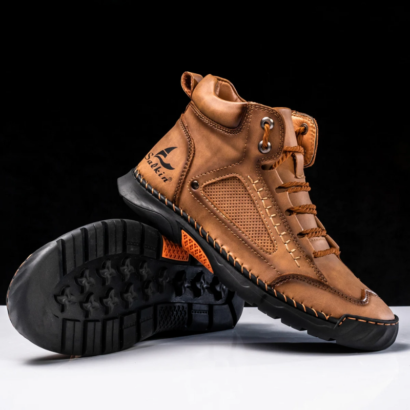 St. Moritz Zapatos de Cuero Caña Alta