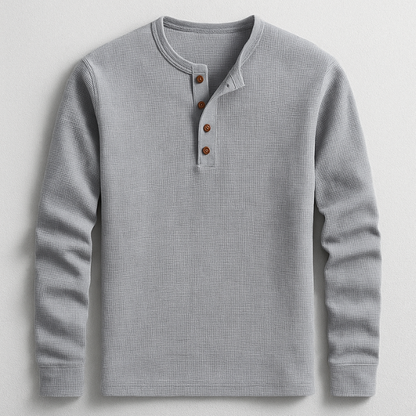 Hudson Henley Camisa Manga Larga