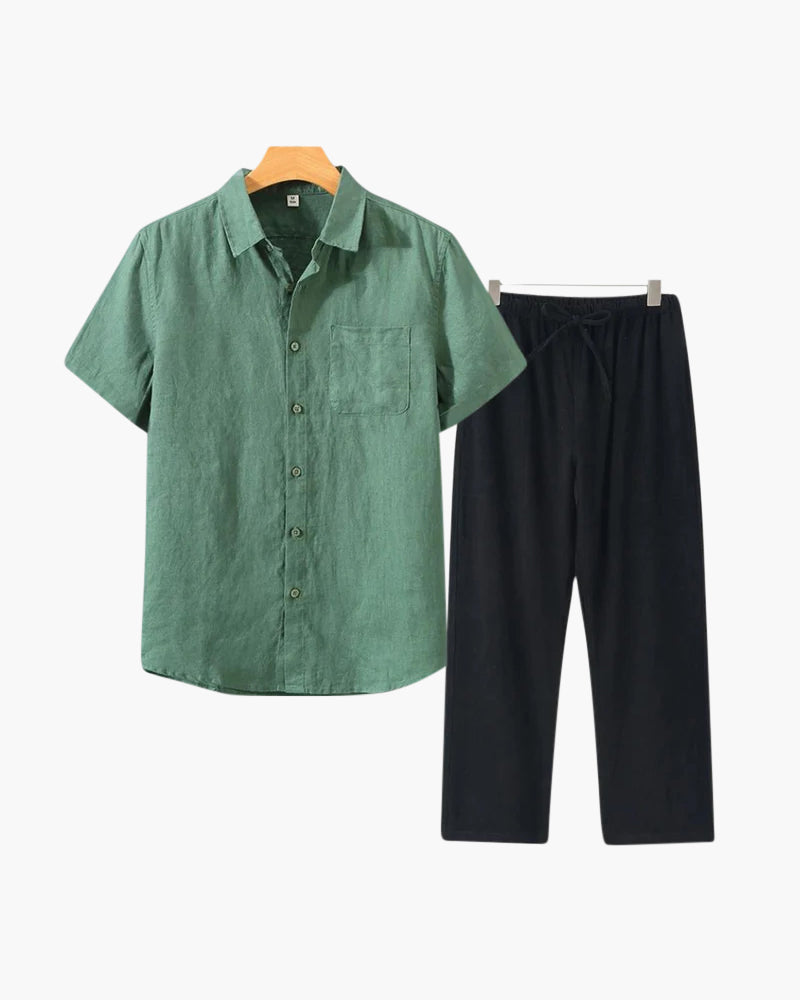 Conjunto de Lino (Manga Corta)