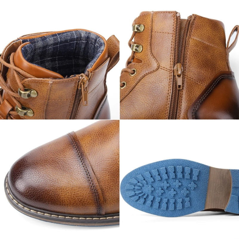 Jack Smith Botas de Cuero Genuino