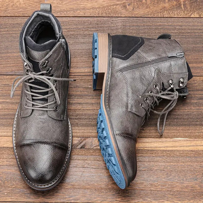 Jack Smith Botas de Cuero Genuino
