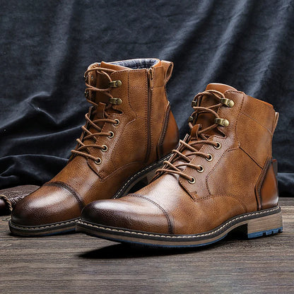 Jack Smith Botas de Cuero Genuino