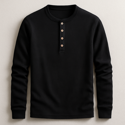 Hudson Henley Camisa Manga Larga