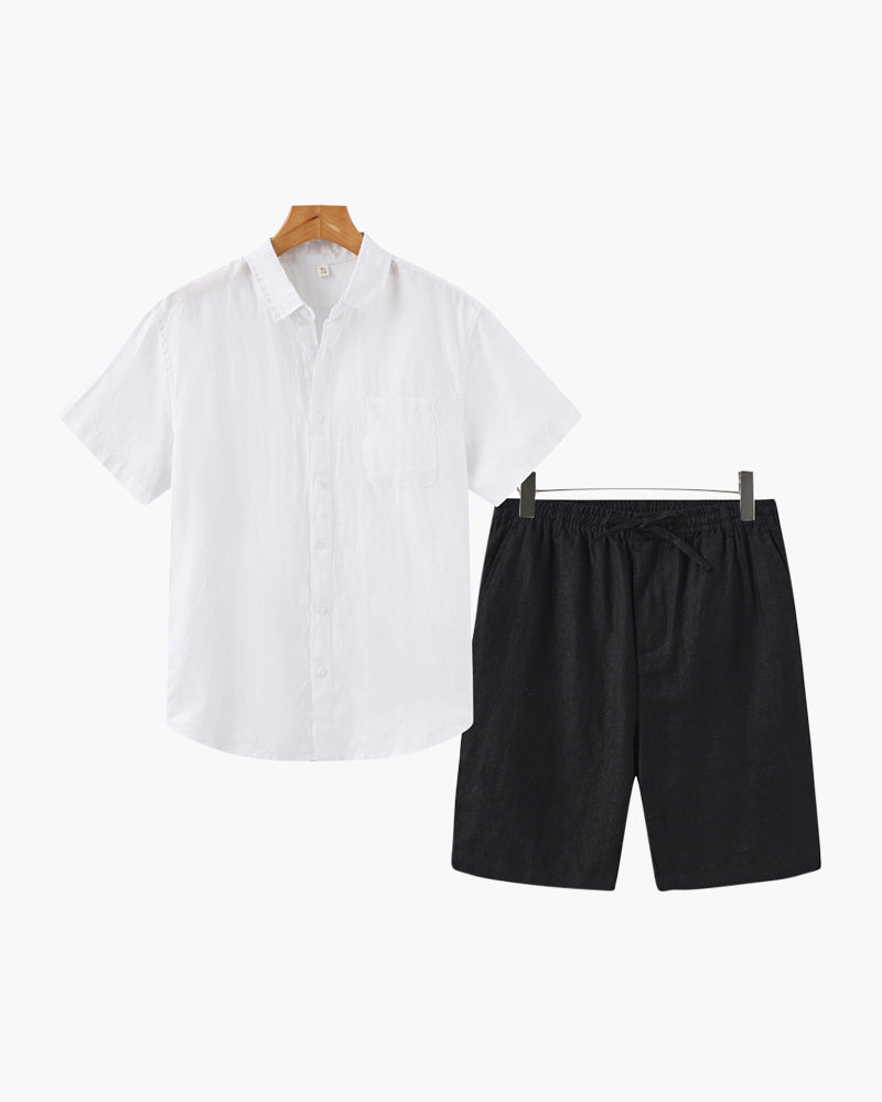 Conjunto de lino (con shorts)