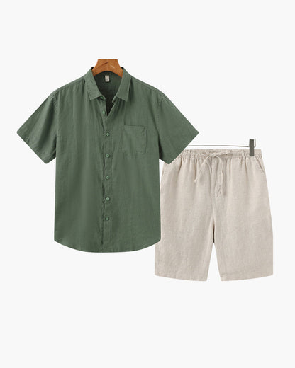 Conjunto de lino (con shorts)