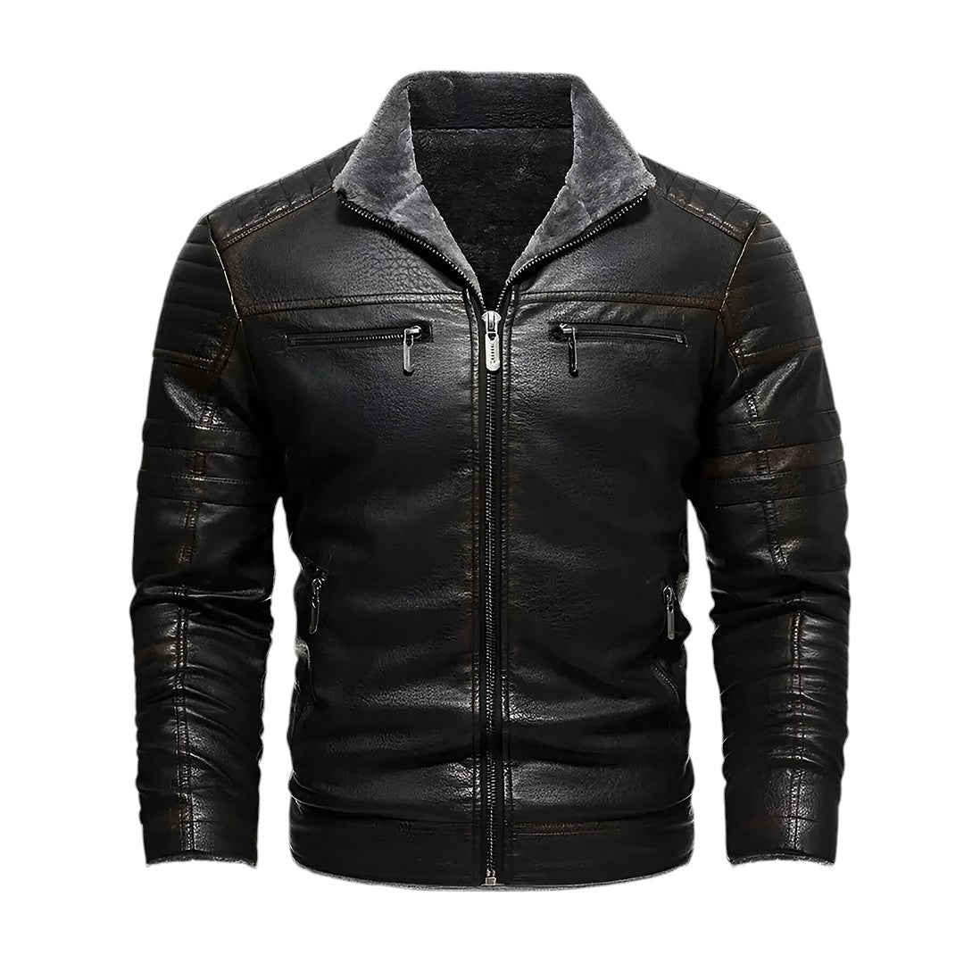 Chaqueta de cuero para hombre Benjamin Sherpa