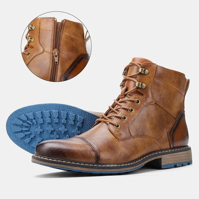Jack Smith Botas de Cuero Genuino