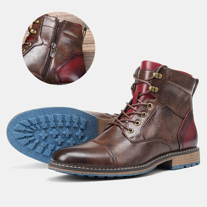 Jack Smith Botas de Cuero Genuino